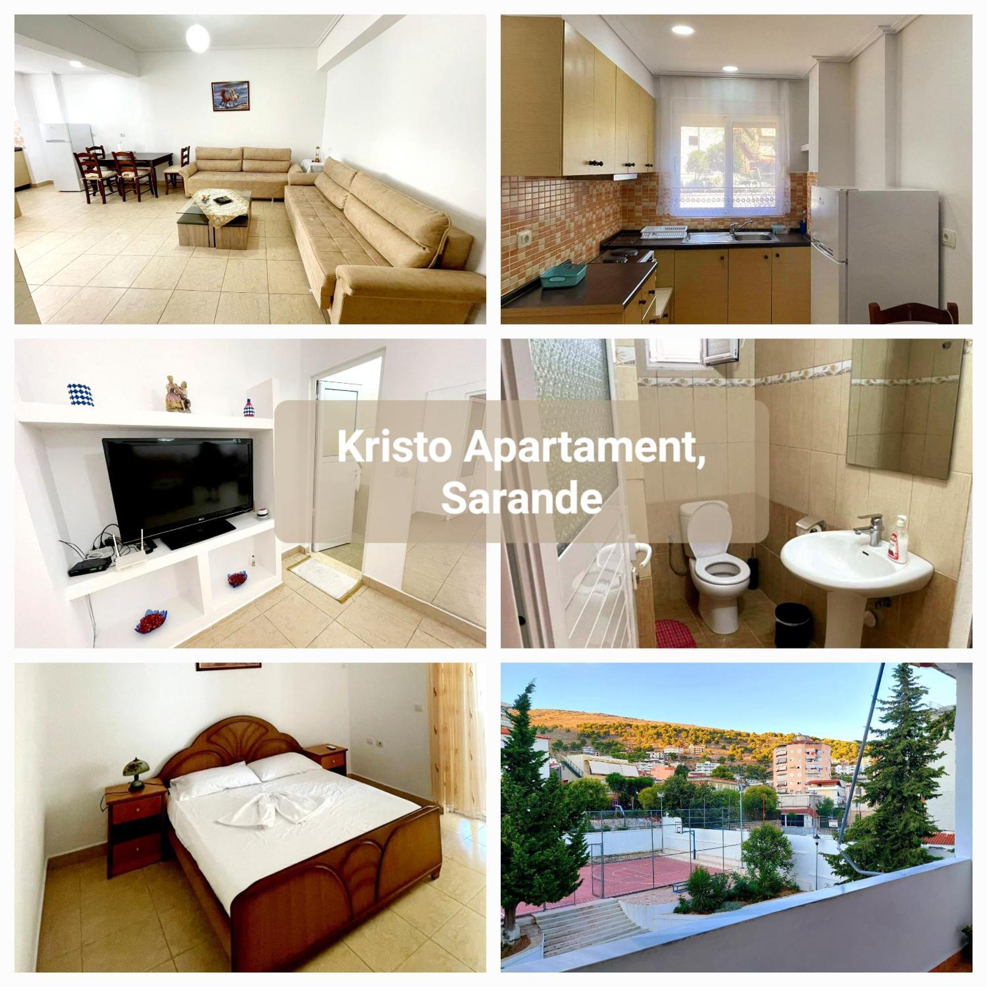 Kristo Apartament, Sarandeアパートメント エクステリア 写真
